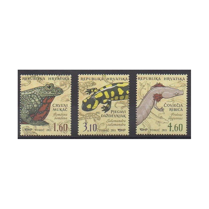 Acheter cette série de timbres de Croatie de l'année 2013 (No 996/998).