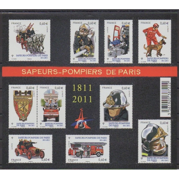 Buy these stamps of France of the year 2011 (Nb 4582/4591).
