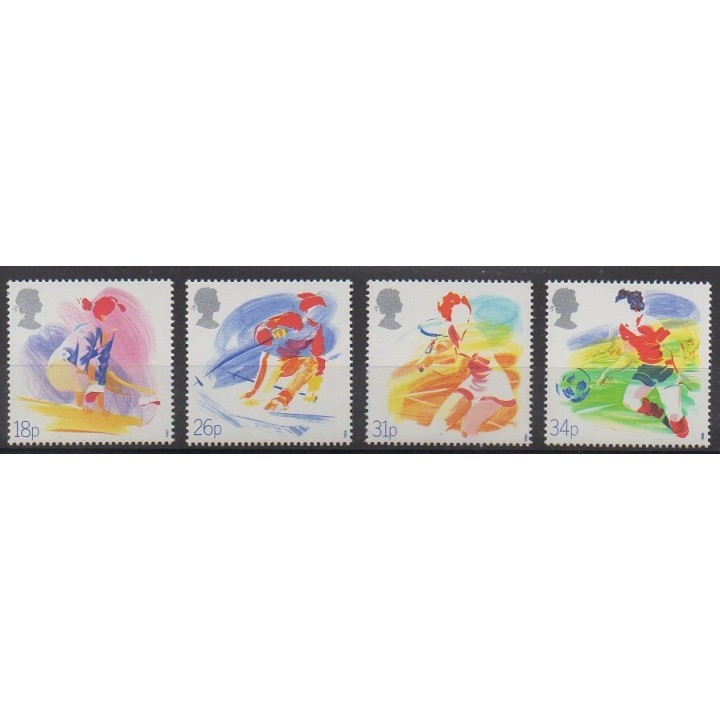 Acheter cette série de timbres de Grande-Bretagne de l'année 1988 (No 1307/1310).