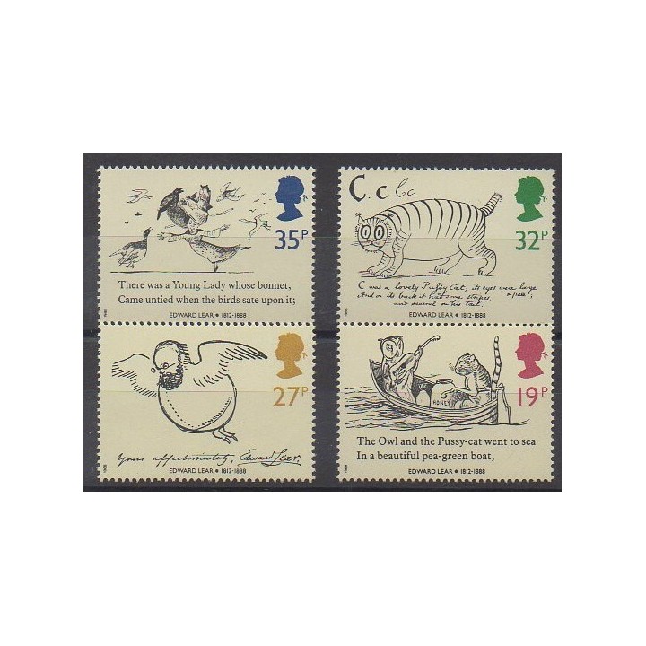 Buy this set of stamps of Great Britain of the year 1988 (Nb 1336/1339).