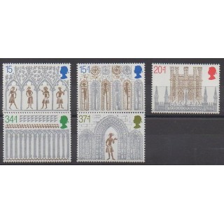 Acheter cette série de timbres de Grande-Bretagne de l'année 1989 (No 1415/1419).