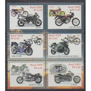 Buy this set of stamps of Brazil of the year 2002 (Nb 2787/2792).