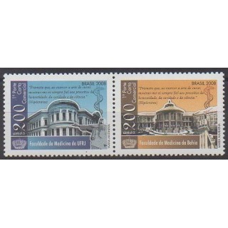 Buy this set of stamps of Brazil of the year 2008 (Nb 3005/3006).