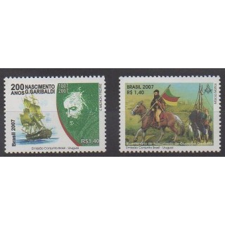 Buy this set of stamps of Brazil of the year 2007 (Nb 2987/2988).