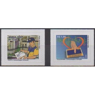 Buy this set of stamps of Brazil of the year 2009 (Nb 3049/3050).