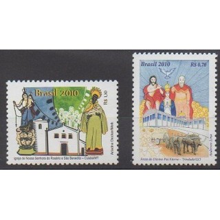 Acheter cette série de timbres du Brésil de l'année 2010 (No 3105/3106).