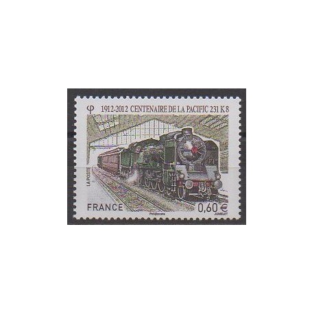 France - Poste - 2012 - No 4655 - Chemins de fer