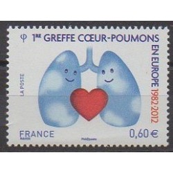 France - Poste - 2012 - No 4674 - Santé ou Croix-Rouge