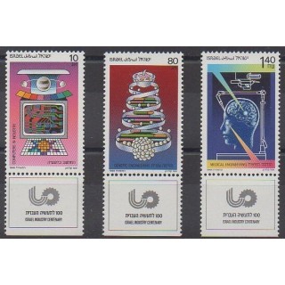 Buy this set of stamps of Israel of the year 1988 (Nb 1023/1025).