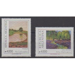Argentina - 1991 - Nb 1742/1743 - Paintings