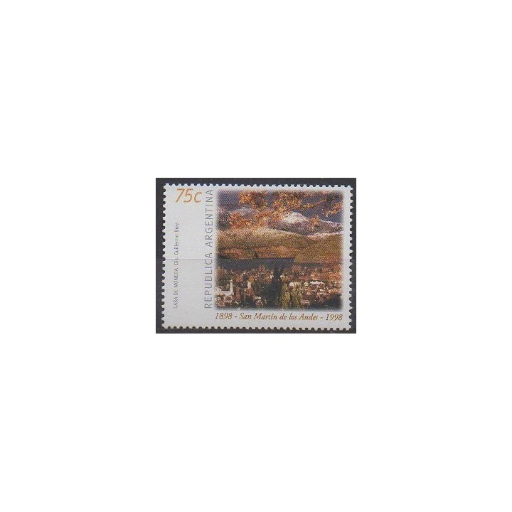 Buy this stamp of Argentina of the year 1998 (Nb 2010).