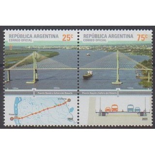 Buy this set of stamps of Argentina of the year 2003 (Nb 2415/2416).