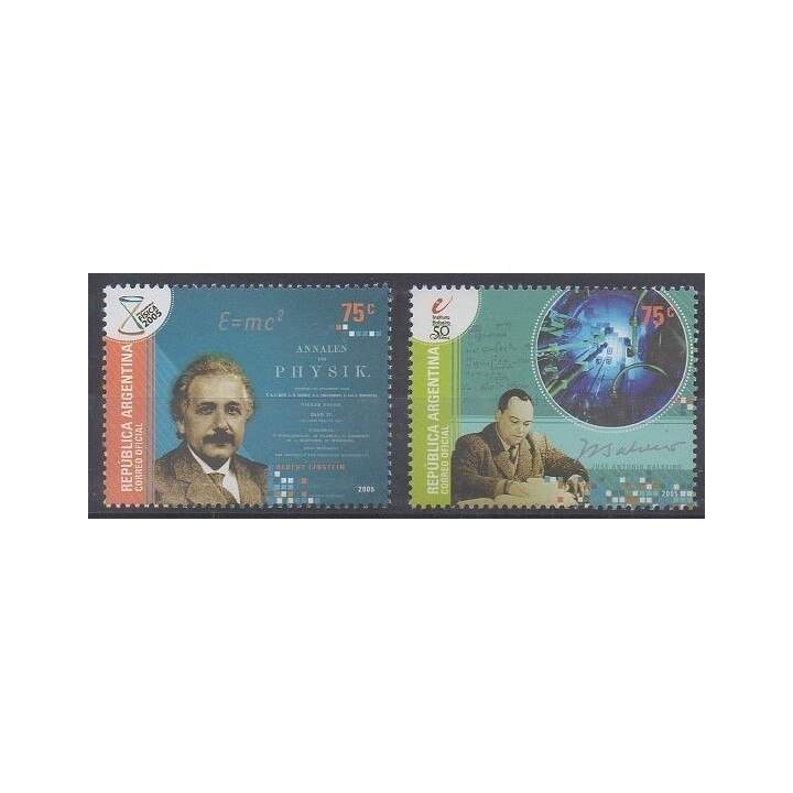 Buy this set of stamps of Argentina of the year 2005 (Nb 2519/2520).
