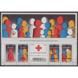 France - Blocks and sheets - 2013 - Nb F4819 - Health or Red cross