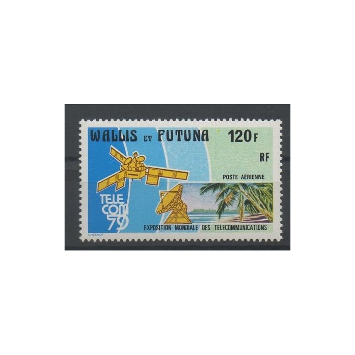 Timbres - Wallis et Futuna - Poste aérienne - 1979 - No PA 99 - sciences et techniques