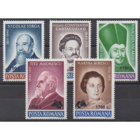 Roumanie - 2000 - No 4591/4595 - Célébrités