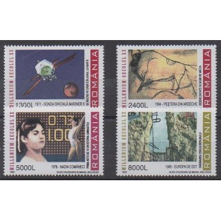 Acheter cette série de timbres de Roumanie de l'année 2001 (No 4685/4688).