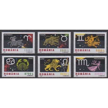 Roumanie - 2002 - No 4729/4734 - Horoscope