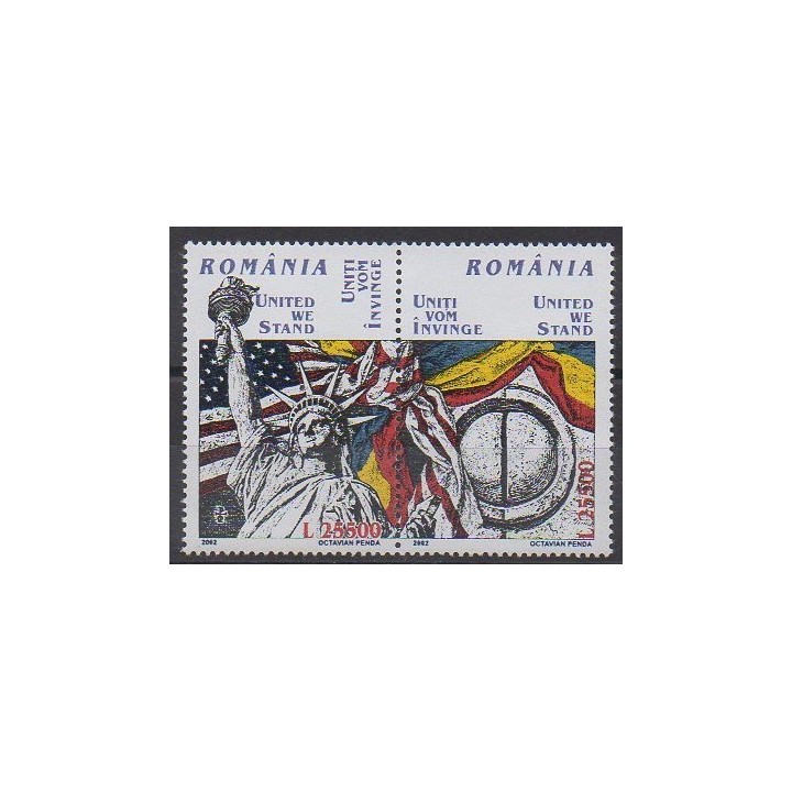 Buy this set of stamps of Romania of the year 2002 (Nb 4744/4745).