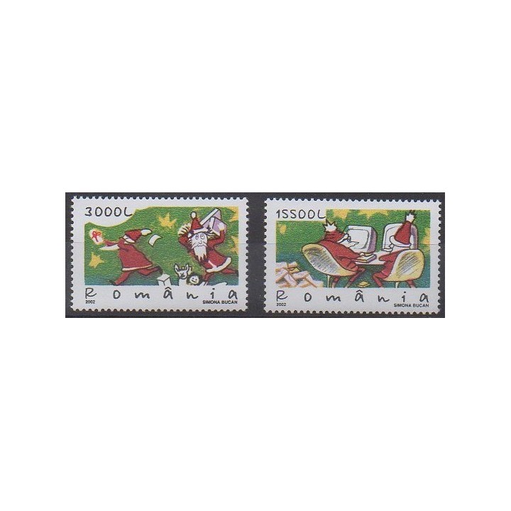Buy this set of stamps of Romania of the year 2002 (Nb 4782/4783).
