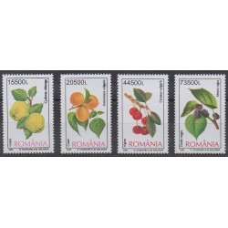 Romania - 2002 - Nb 4778/4781 - Fruits or vegetables