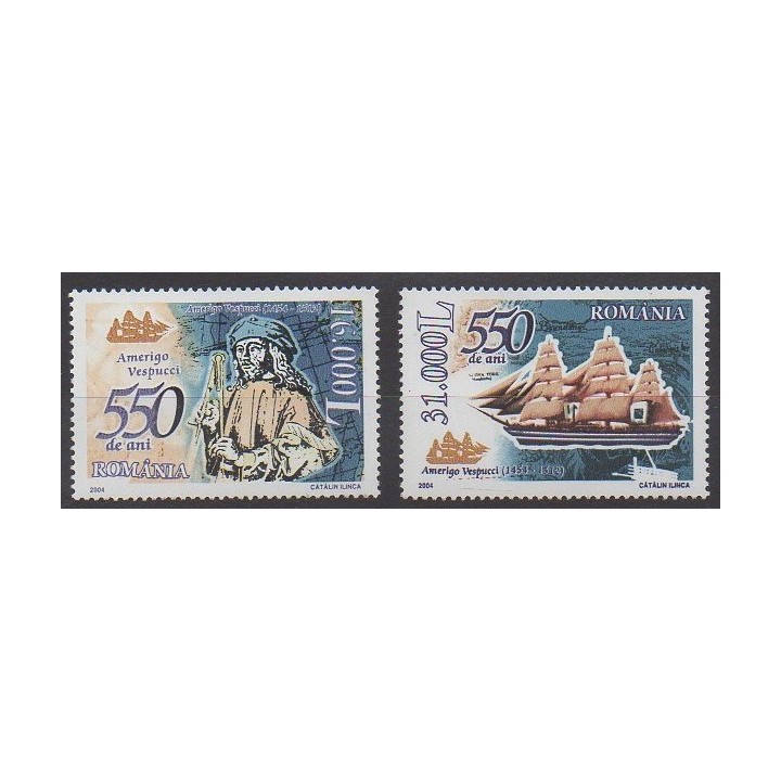 Acheter cette série de timbres de Roumanie de l'année 2004 (No 4861/4862).
