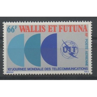 Timbres - Wallis et Futuna - Poste aérienne - 1978 - No PA 84 - sciences et techniques