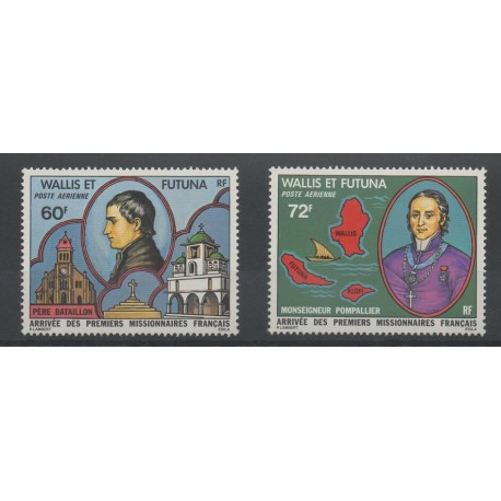Wallis and Futuna - Airmail - 1978 - Nb PA 82/PA 83 - religion