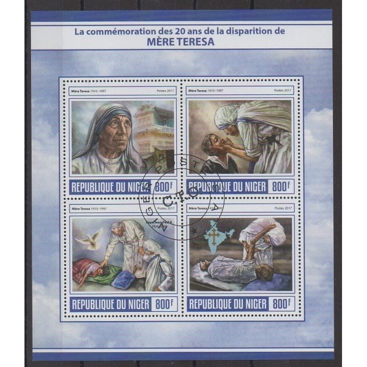 Acheter cette série de timbres du Niger  de l'année 2017 (No 4135/4138). - Oblitéré