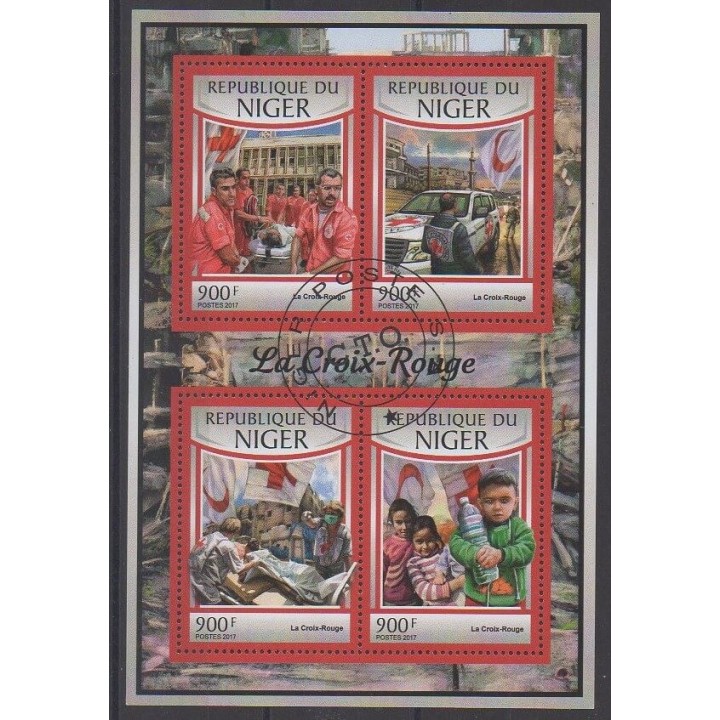 Buy this set of stamps of Niger of the year 2017 (Nb 3955/3958). - Used