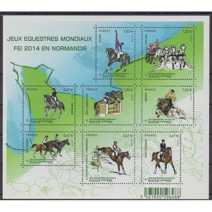Buy this set of stamps of France of the year 2014 (Nb 4890/4897).