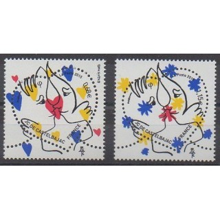 Acheter cette série de timbres de France de l'année 2015 (No 4924/4925).