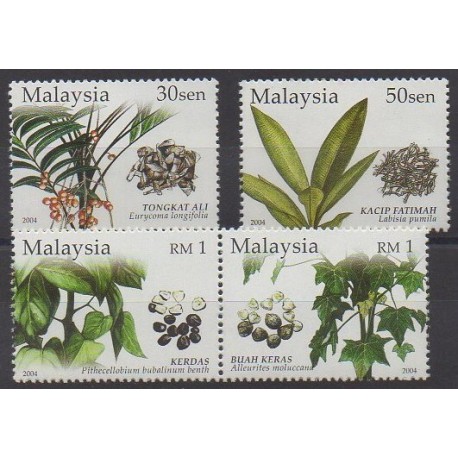 Malaisie - 2004 - No 1057/1060 - Flore