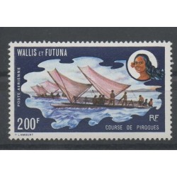 Wallis et Futuna - Poste aérienne - 1972 - No PA43 - bateaux
