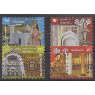 Buy this set of stamps of Argentina of the year 2005 (Nb 2539/2542).