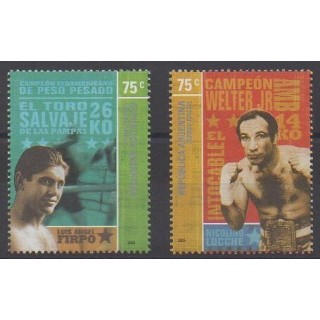 Acheter cette série de timbres d'Argentine de l'année 2005 (No 2563/2564).