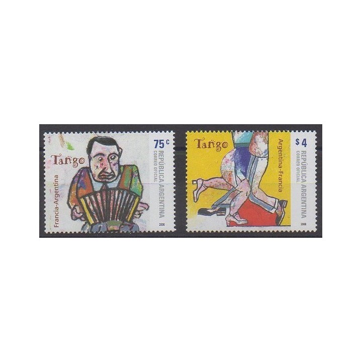 Buy this set of stamps of Argentina of the year 2006 (Nb 2614/2615).