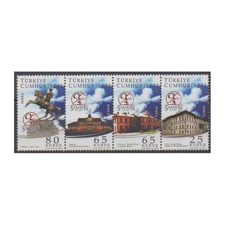 Buy this set of stamps of Turkey of the year 2009 (Nb 3427/3430).