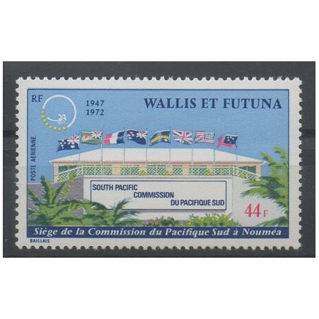 Wallis et Futuna - Poste aérienne - 1972 - No PA41 - monuments