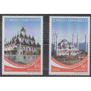 Buy this set of stamps of Turkey of the year 2008 (Nb 3358/3359).