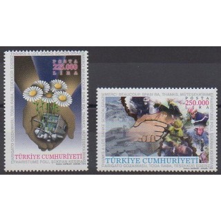 Acheter cette série de timbres de Turquie de l'année 1999 (No 2930/2931).