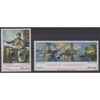 Acheter cette série de timbres de Turquie de l'année 1970 (No 1973/1974).