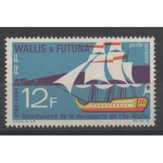 Timbres - Wallis et Futuna - Poste aérienne - 1967 - No PA 31 - bateaux