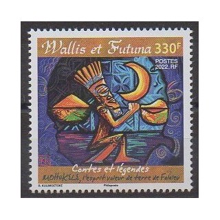 Acheter ce timbre de Wallis et Futuna de l'année 2022 (Contes et légendes).