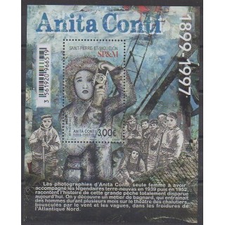 Acheter ce timbre de Saint-Pierre et Miquelon de l'année 2022 (Anita Conti).