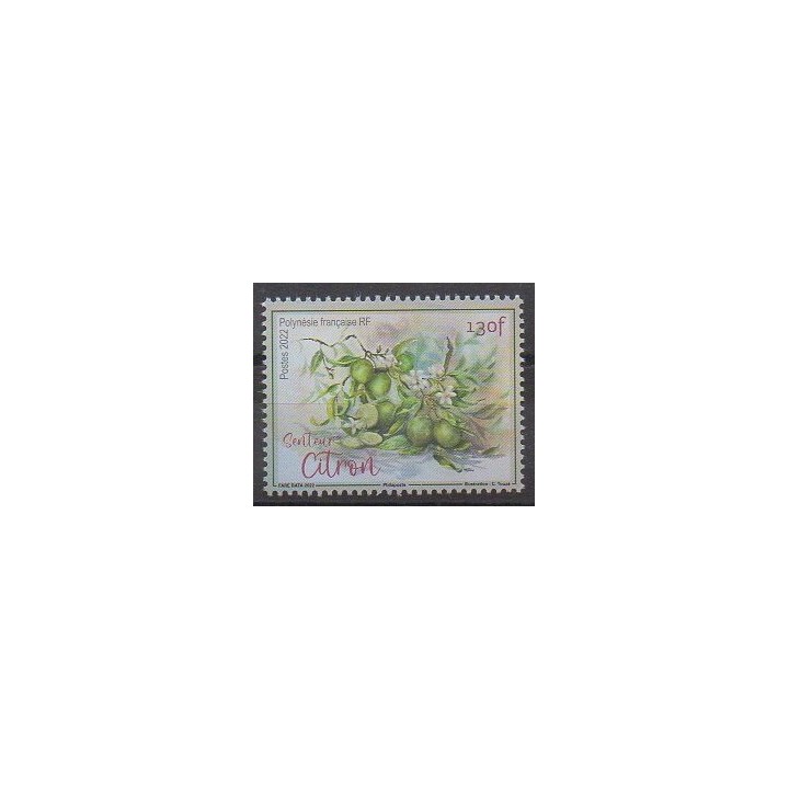 Buy this stamp of Polynesia of the year 2022 (Le citron).
