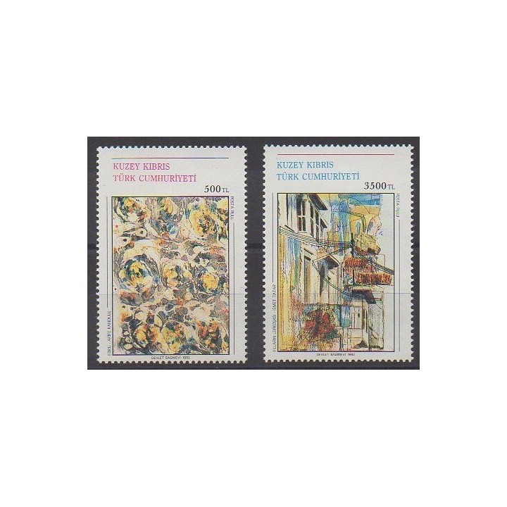 Buy this set of stamps of Turkey - Northern Cyprus of the year 1992 (Nb 303/304).
