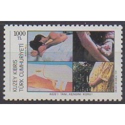Turquie - Chypre du nord - 1991 - No 296 - Santé ou Croix-Rouge