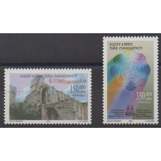 Acheter cette série de timbres de Turquie (Chypre du nord) de l'année 2000 (No 479/480).