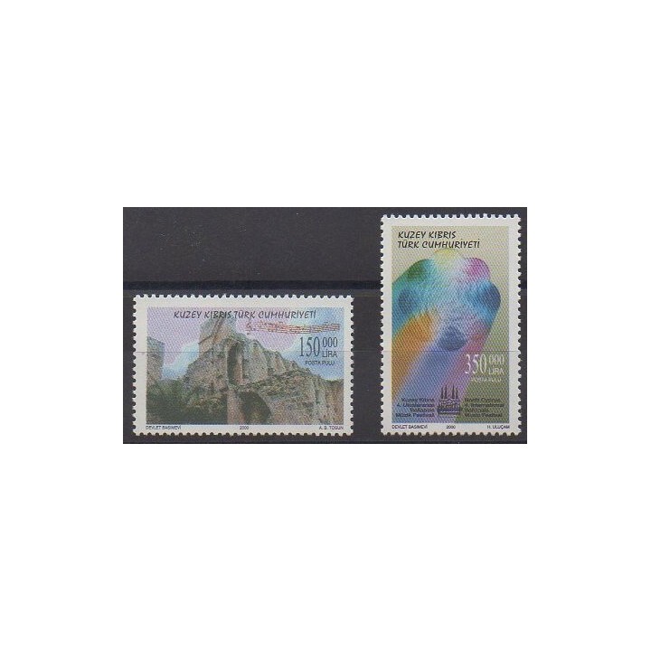 Acheter cette série de timbres de Turquie (Chypre du nord) de l'année 2000 (No 479/480).